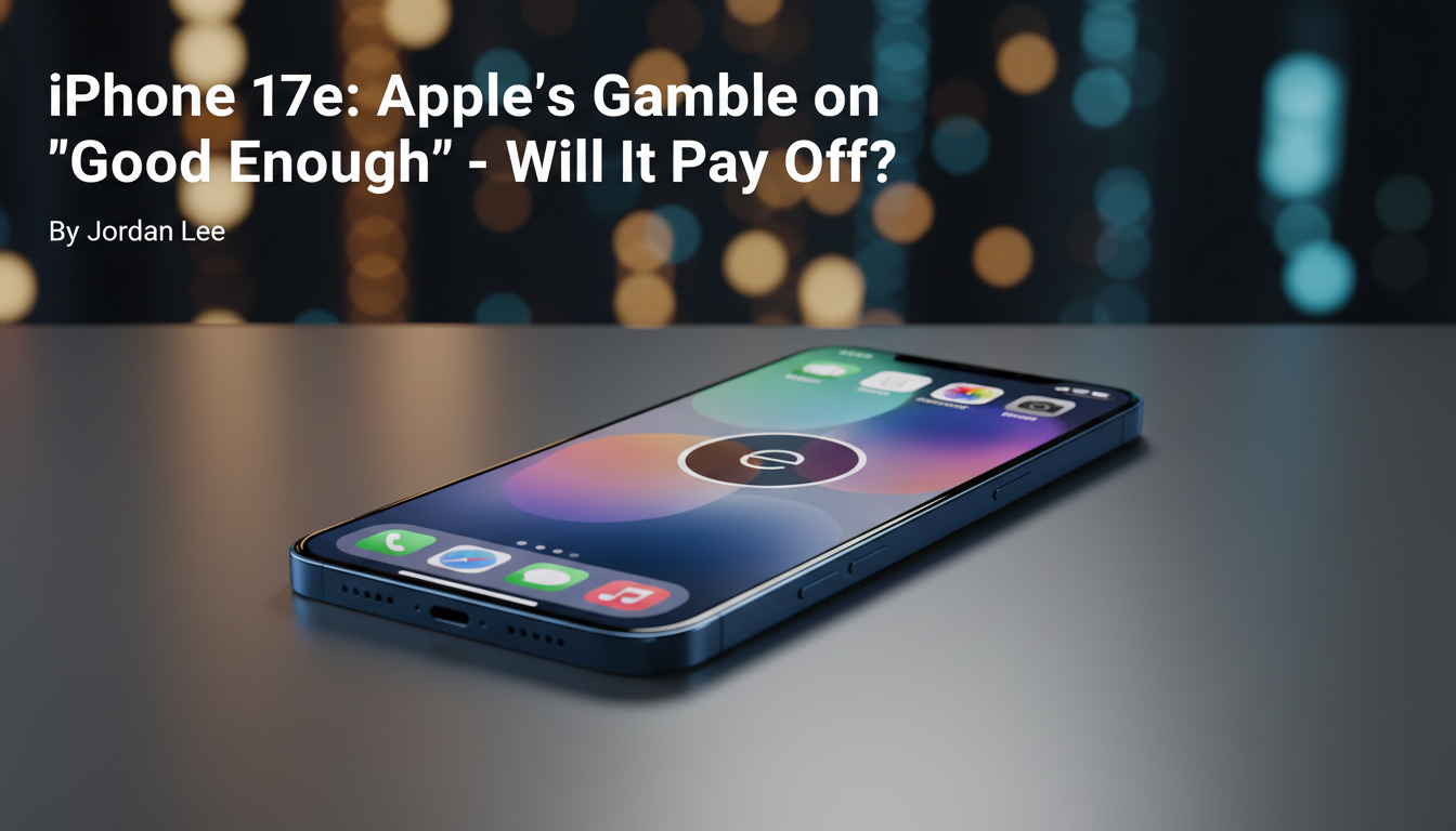 iPhone 17e: Apple's Gamble on "Good Enough" - Will It Pay Off?
