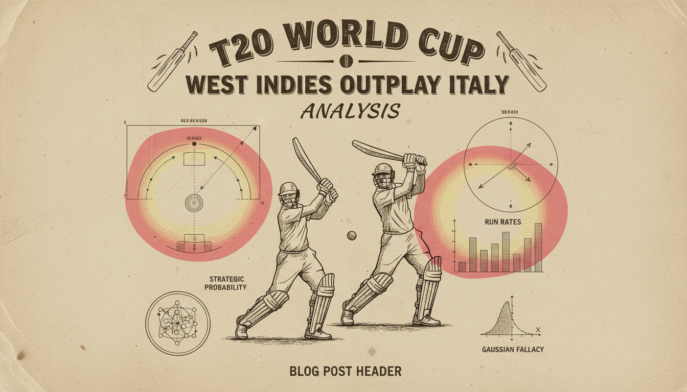 T20 World Cup: West Indies Outplay Italy - Analysis of the Strategic Gap