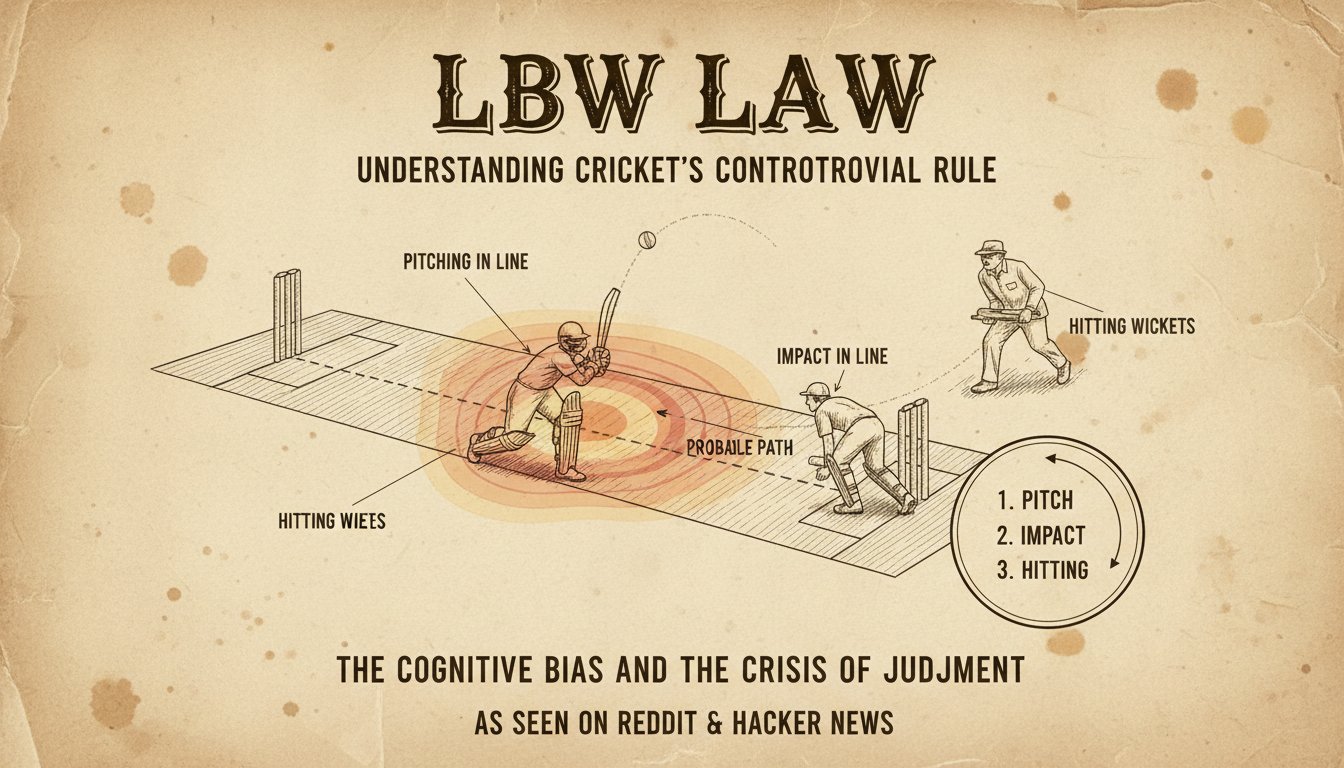 LBW Law: Understanding Cricket's Controversial Rule and the Cognitive Bias Trap