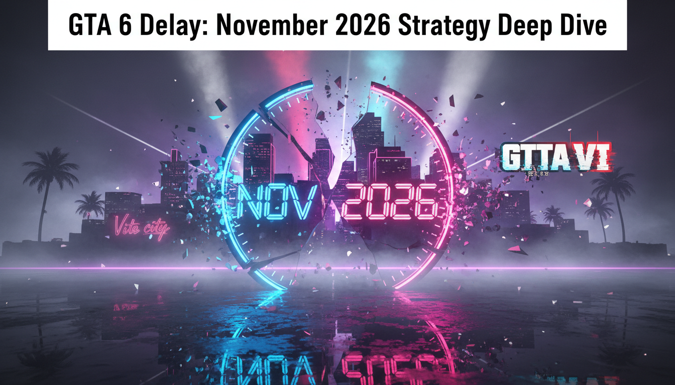 GTA 6 Delay: November 2026 Strategy Deep Dive