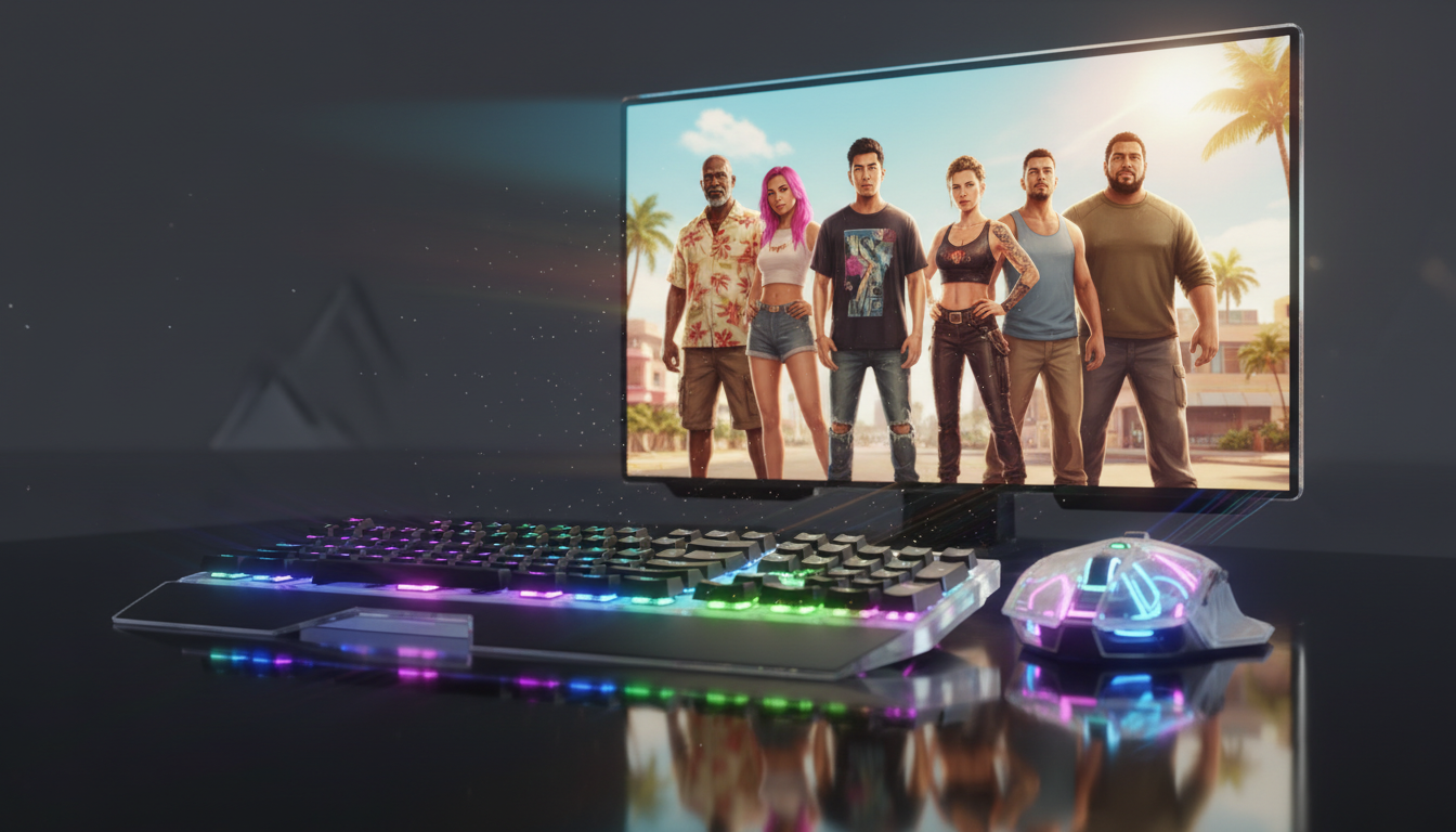 Mock-up of a diverse cast of characters in GTA 6, showcasing potential for inclusive representation